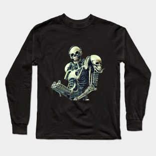 skeleton punk Long Sleeve T-Shirt